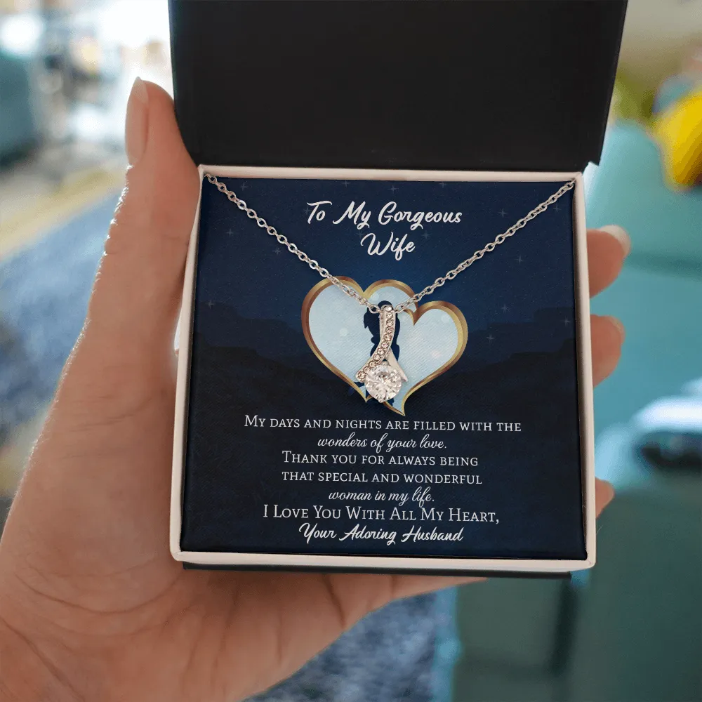 To My Wife Necklace - Wonders Of Your Love