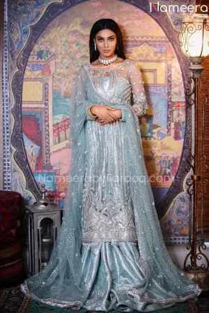 Traditional Sharara with Embellished Net Kameez #BS555