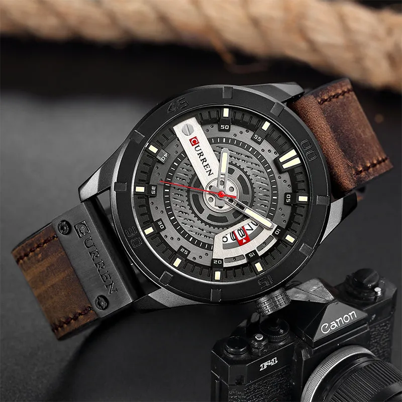 Trendy Stylish Original CURREN Quartz Watch for Men | Curren 8301