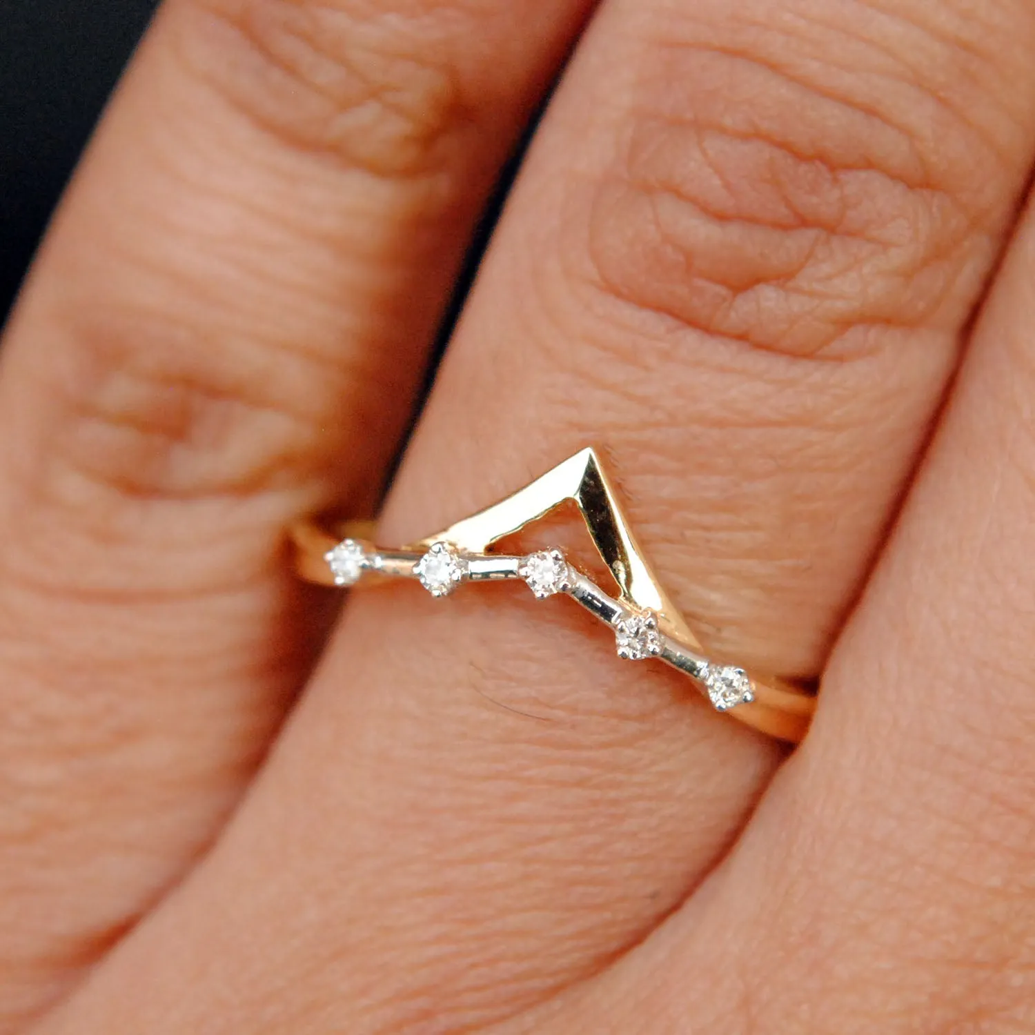 Two Tone Double Chevron Band
