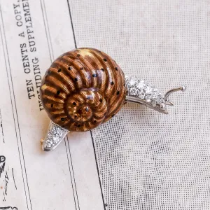 Vintage Boucheron Snail Brooch