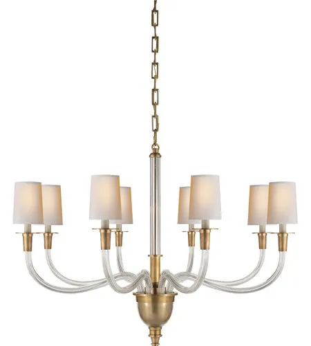 Vivian One-Tier Brass Chandelier - Visual Comfort