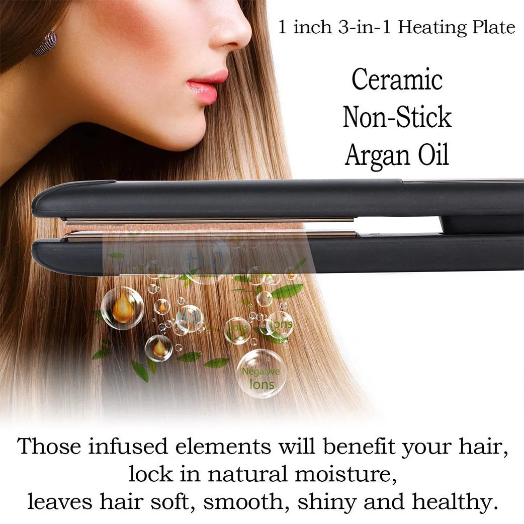 Wahl Argan Care Straight & Curl - Black