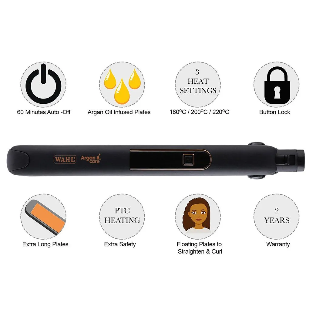 Wahl Argan Care Straight & Curl - Black