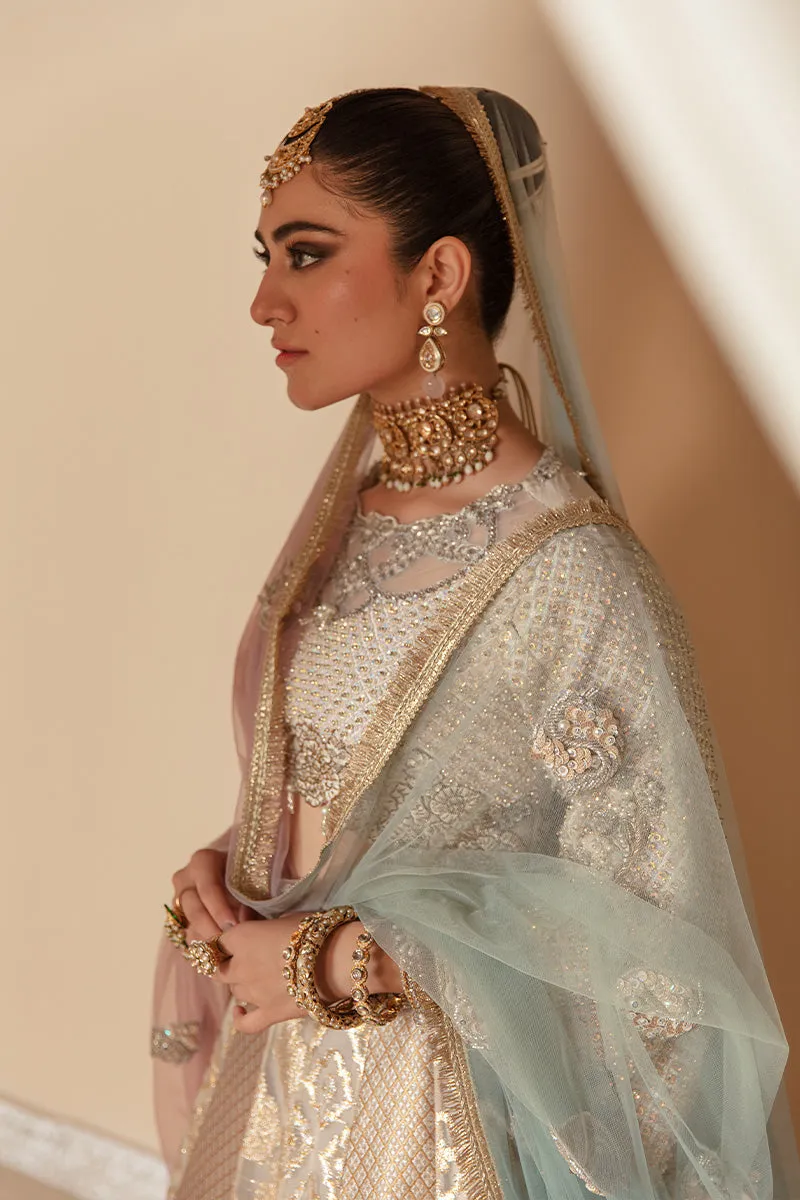 White Lehenga Choli Dupatta Dress in Raw Silk Fabric