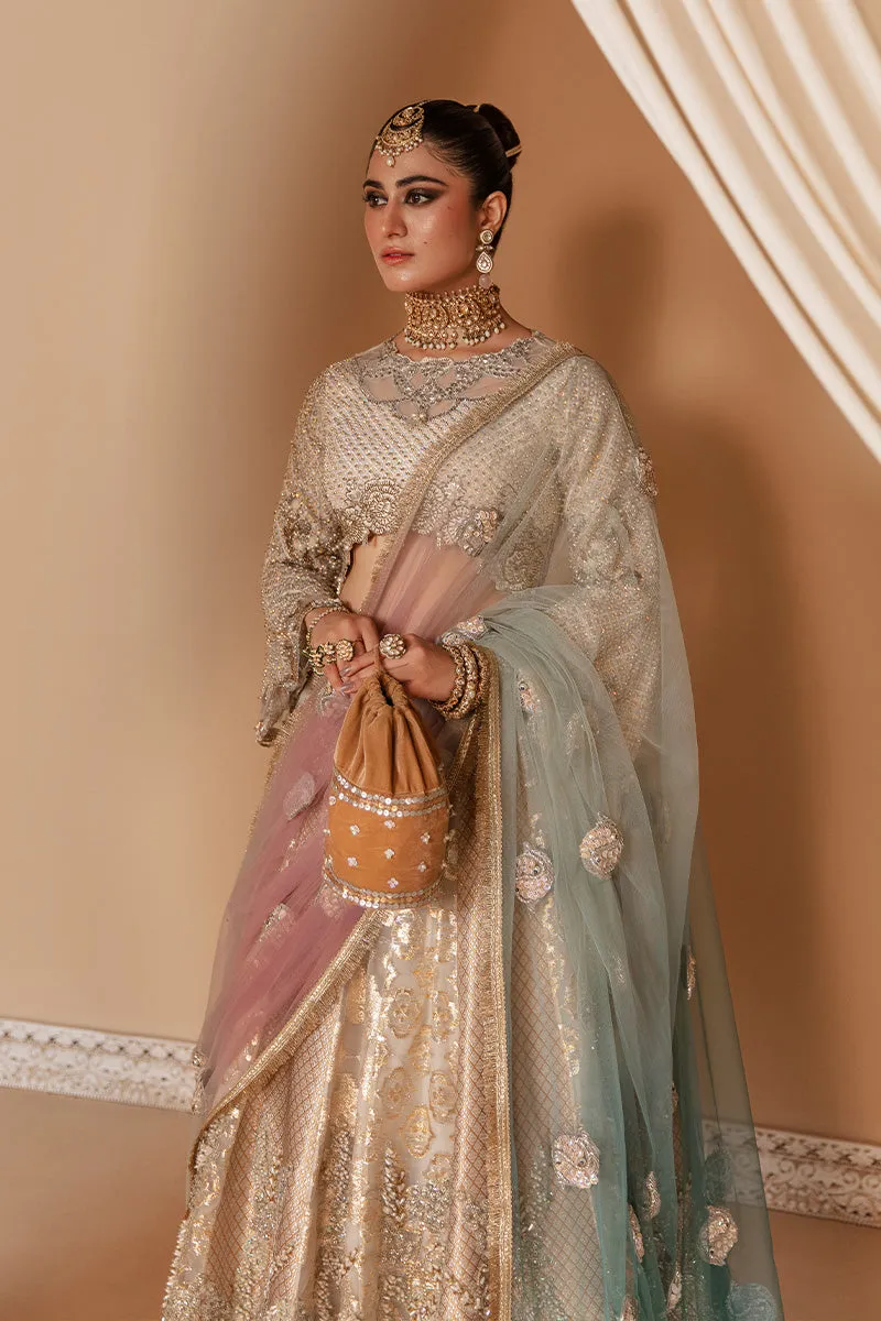 White Lehenga Choli Dupatta Dress in Raw Silk Fabric