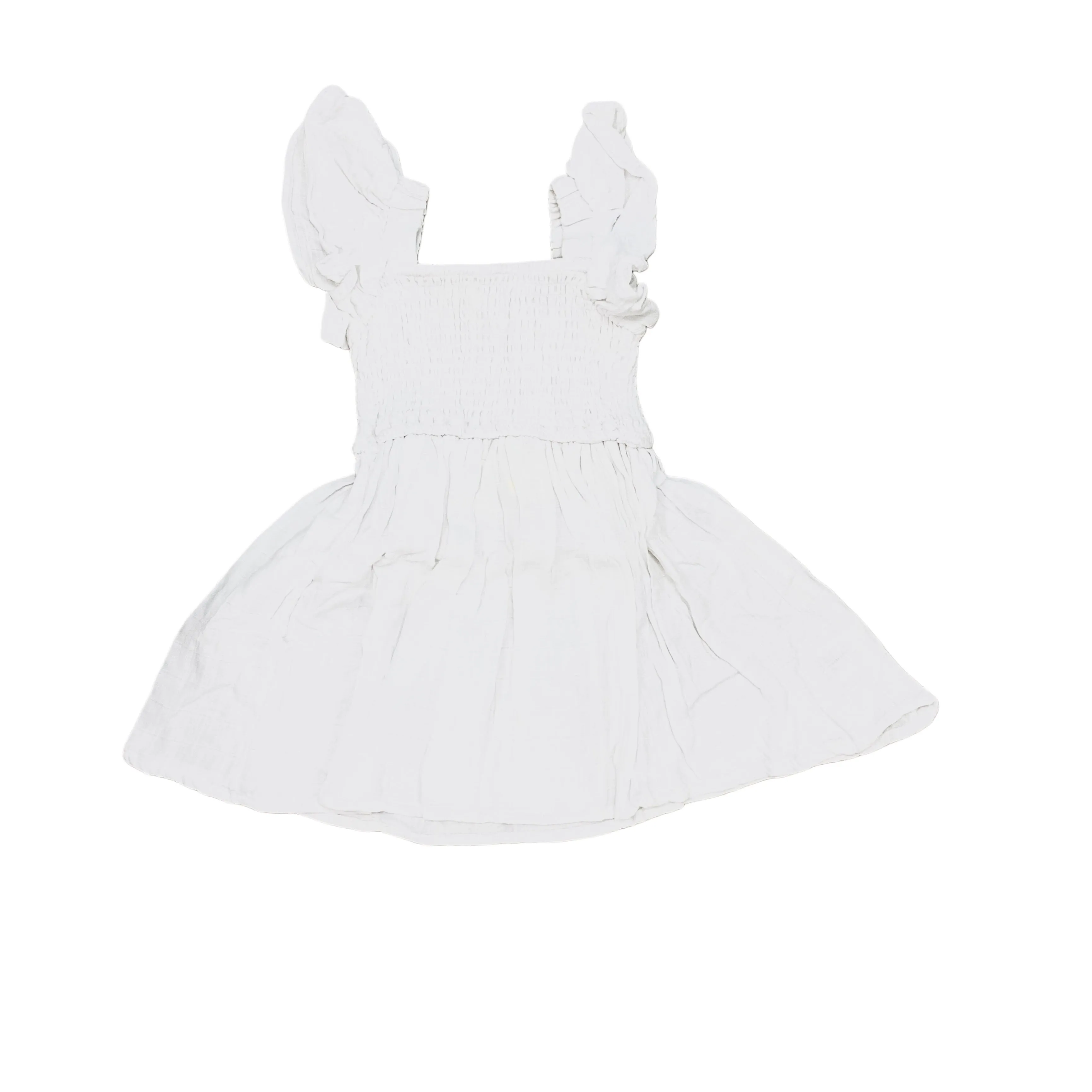White Smock Gauze Dress