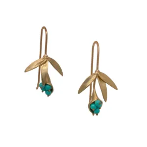Wildflower Earring with Turquoise