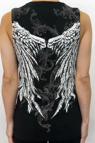 Wings of Protection Open Cardigan