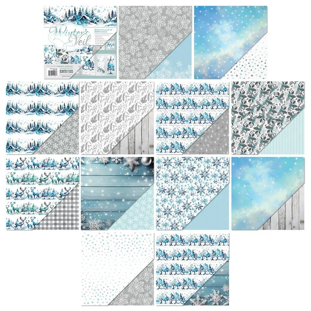 Winter’s Veil 8x8” Paper Pack Tonic 5564e