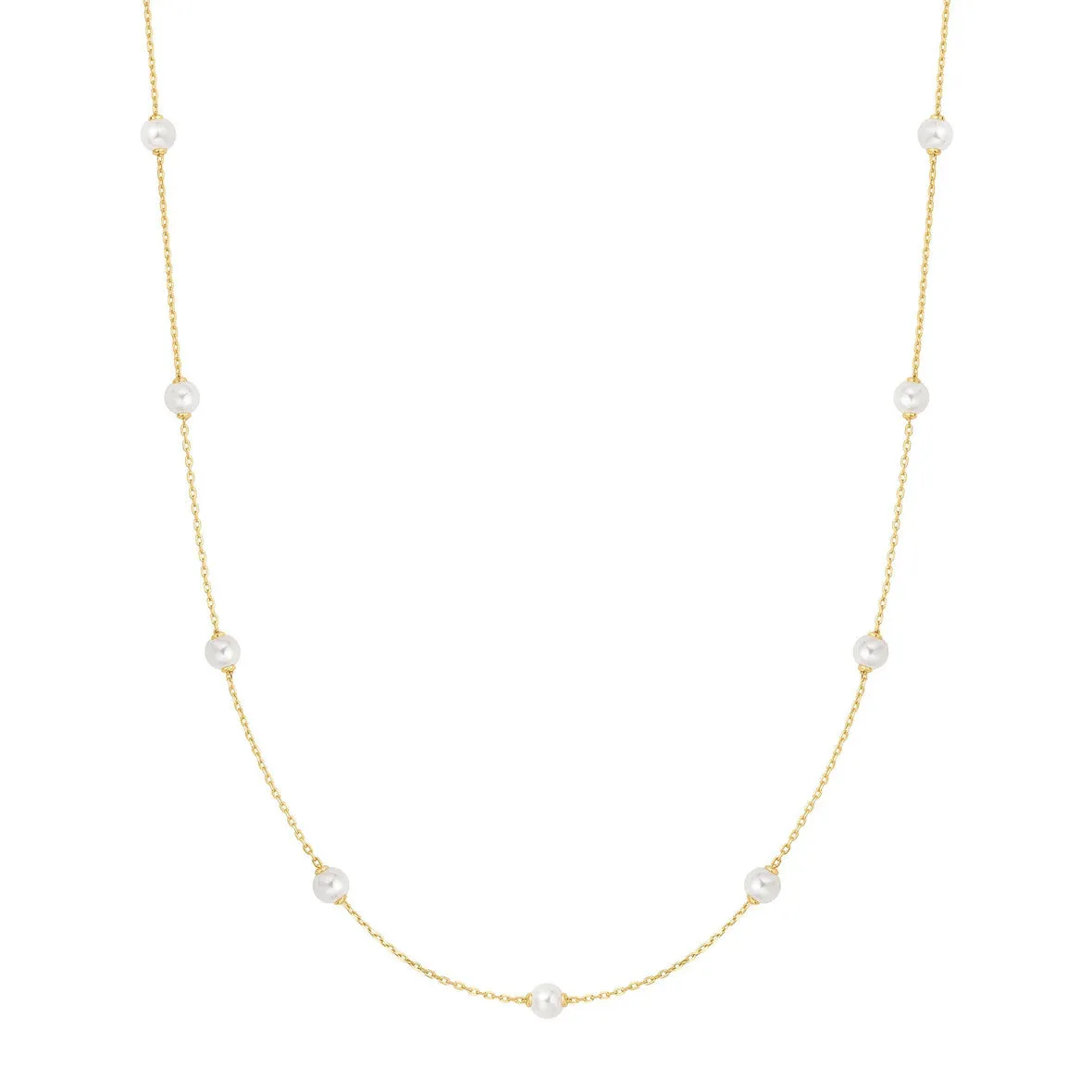 Yellow Shell Pearl Station Chain